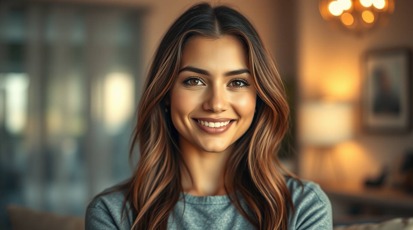 businesswoman smiling