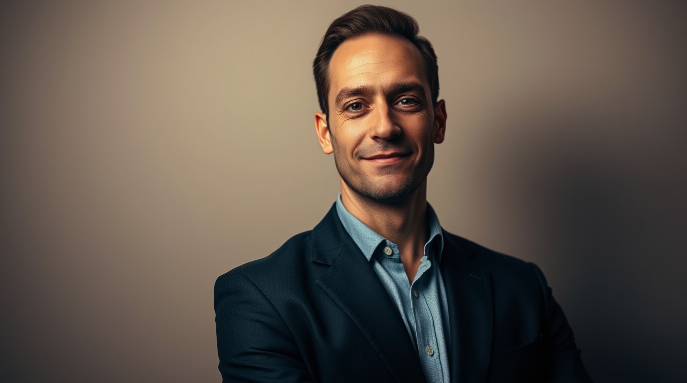 portrait of a confident businessman