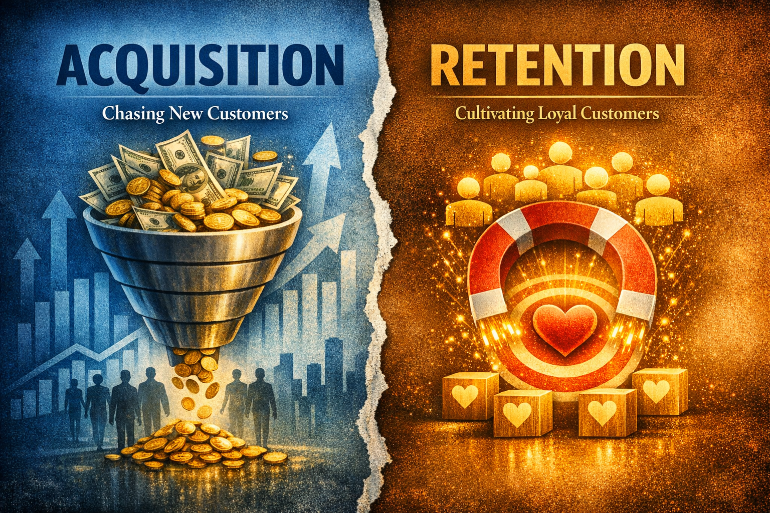 Customer Acquisition vs Customer Retention