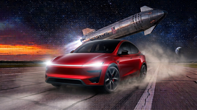 SpaceX Starship and Tesla Model Y Premium
