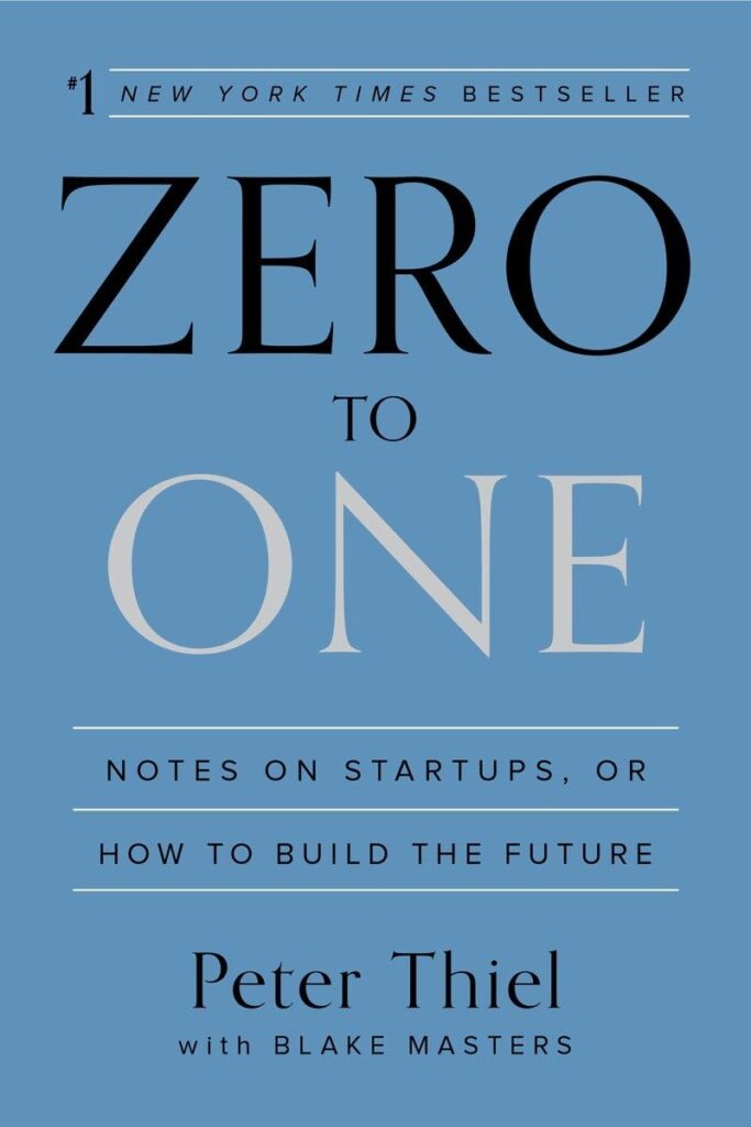Zero to One by Peter Thiel - cover