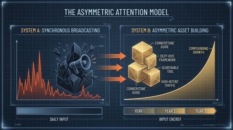 The Asymmetric Attention Model at work