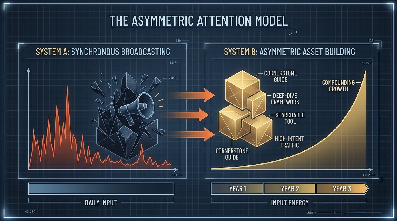 The Asymmetric Attention Model at work